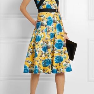 Marc by Marc Jacobs Floral Yellow and Blue Dress
